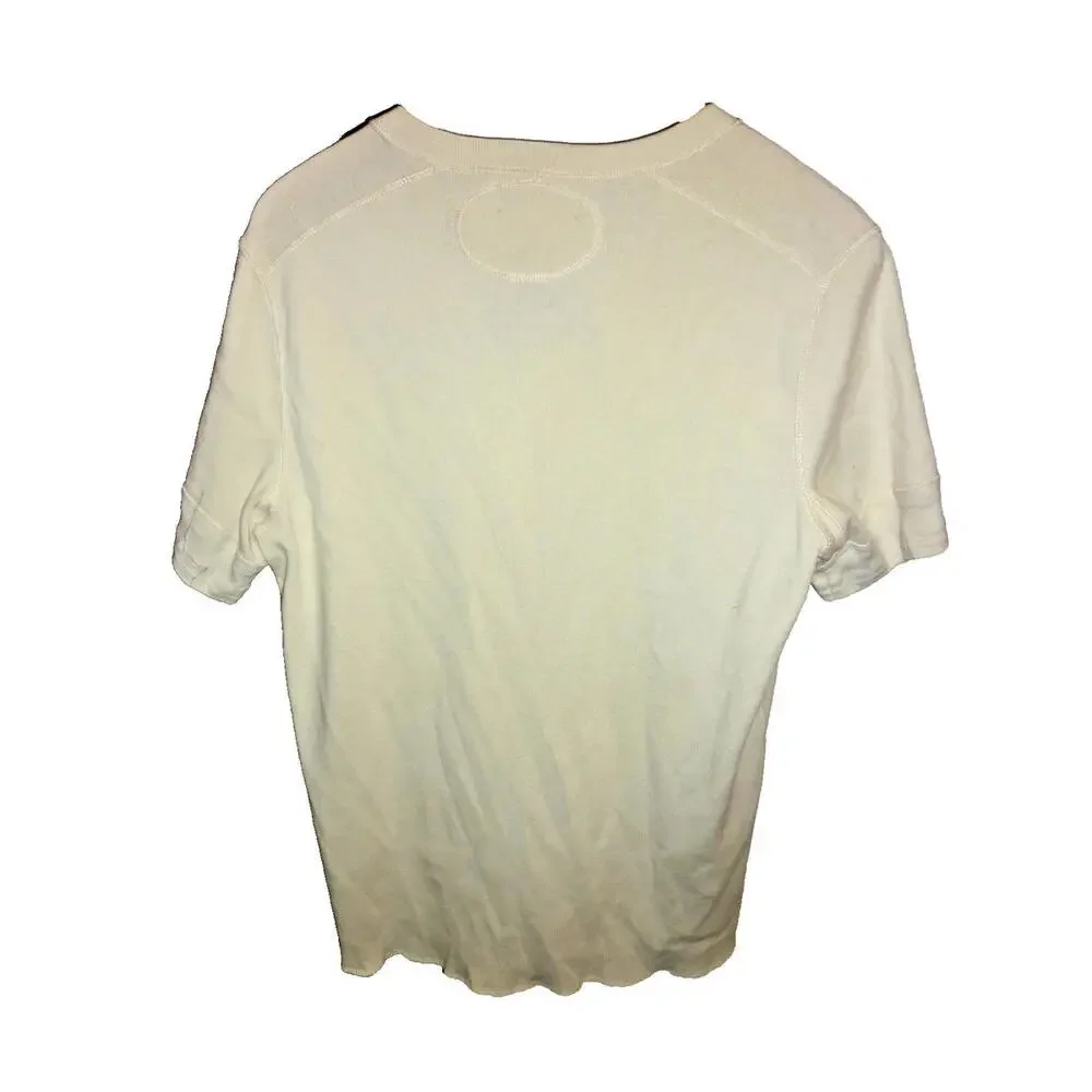 Vintage Polo Ralph Lauren Men’s R64 836 Tee Henley Ribbing Y2K Shirt Large L - Picture 9 of 9